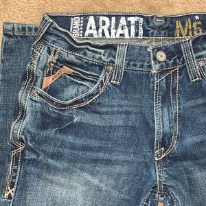 ARIAT M5 GULUCH STRAIGHT SLIM DENIM MENS 30/32